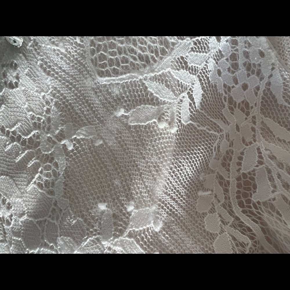 Lace blush wedding gown - Picture 6 of 6